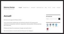 Desktop Screenshot of etienneparizot.fr